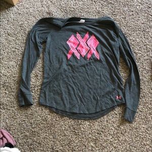 Pink ribbon long sleeve